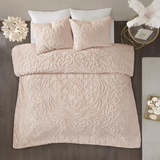 Laetitia Tufted 100% Cotton Chenille Medallion Comforter Set - Twin|Twin XL