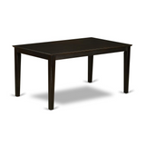 Capri  Rectangular  dining  table  36"x60"  with  solid  wood  top  In  Cappuccino  Finish