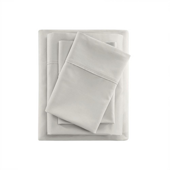 100% BCI Cotton 300TC Sheet Set W/ Z hem Cylinder Packaging in Queen