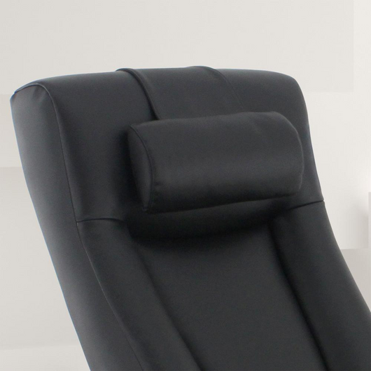 Relax-R™ Cervical Pillow in Black Top Grain Leather