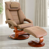 Relax-R™ Cervical Pillow in Sand Top Grain Leather
