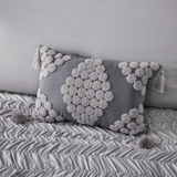 Doreen 100% Cotton Comforter Set in Grey