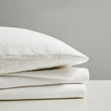 55% Cotton 45% Linen Sheet Set in Ivory