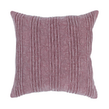 Hannah 100% Cotton 22" Throw Pillow in Pink