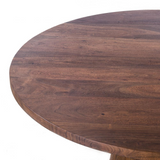Amici 54-Inch Round Acacia Wood Dining Table