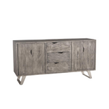 Nottingham 68-Inch Acacia Wood Sideboard in Walnut Finish