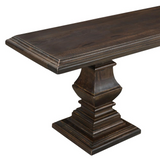 Toulon 80In Vintage Brown Mango Wood Dining Bench