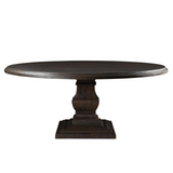 Toulon 72In Vintage Brown Round Dining Table
