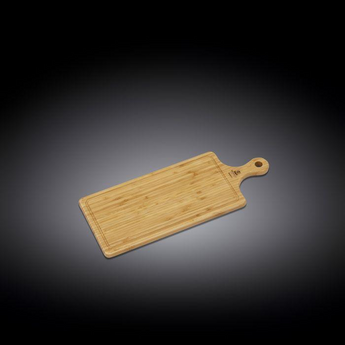 Bamboo Long Serving Board With Handle 19.7