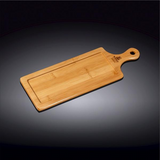 Bamboo Tray 13.5" X 4.75" |For Appetizers / Barbecue / Burger Sliders