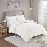 100% Cotton Comforter Set - Off White