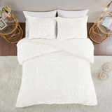 100% Cotton Comforter Set - Off White