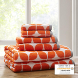 100% Cotton Jacquard 6pcs Towel Set,ID91-522