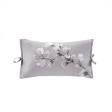100% Cotton Embroidered Oblong Decorative Pillow,NS30-3254