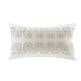 100% Cotton Oblong Pillow W/ Embroidery,HH30-1651
