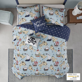 100% Cotton Printed  5pcs  Coverlet Set