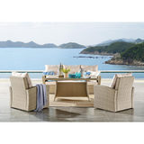 Canaan All-Weather Wicker Outdoor Sofa with Cushions