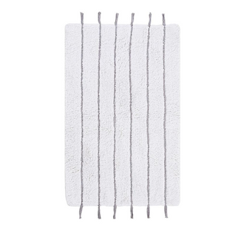 Arbor Stripe 100% Cotton Pile Tufted Bath Rug