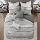 100% Organic Cotton Jacquard Comforter Set, II10-1170