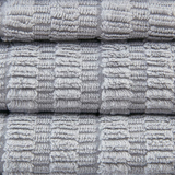 100% Cotton Textured 6PC Towel Set, LCN73-0065