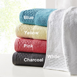 100% Cotton Wavy Border 6pcs Towel Set,MP73-5715