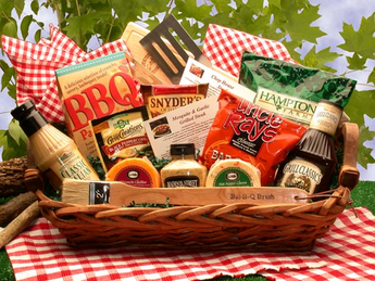 Master of The Grill Gift Basket - barbecue gift set