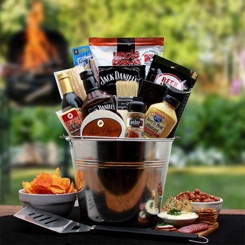 BBQ Lovers Gift Pail - barbecue gift basket