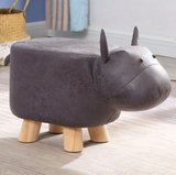 Cow Solid Wood Footstools