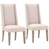 Morgan Modern Wingback Dining Chairs