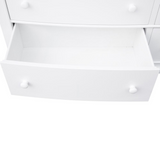 Bahama White Shutter Wood 6 Drawer Double Dresser