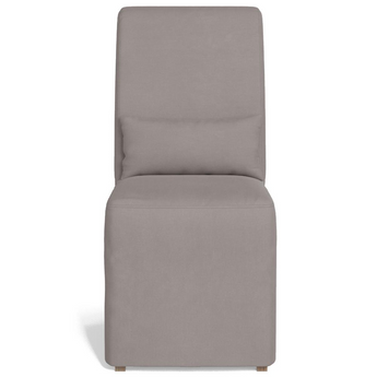 Newport Slipcovered Dining Chair | Stain Resistant Performance Fabric | Gray