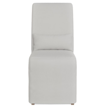Newport Slipcovered Dining Chair | Stain Resistant Performance Fabric | White