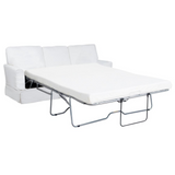 Ariana Slipcovered Sleeper Sofa | Stain Resistant Performance Fabric | White