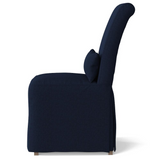 Newport Slipcovered Dining Chair | Stain Resistant Performance Fabric | Navy Blue