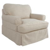 Sunset Trading Horizon Slipcover for T-Cushion Chair | Linen
