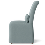 Newport Slipcovered Dining Chair | Stain Resistant Performance Fabric | Ocean Blue