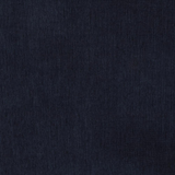 Americana Box Cushion Slipcovered Ottoman | Stain Resistant Performance Fabric | Navy Blue