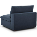 Commix Down Filled Overstuffed 6 Piece Sectional Sofa Set - Azure EEI-3362-AZU