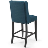 Baron Upholstered Fabric Counter Stool - Azure EEI-3735-AZU