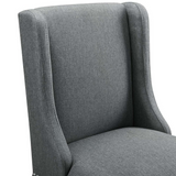 Baron Upholstered Fabric Counter Stool - Gray EEI-3735-GRY