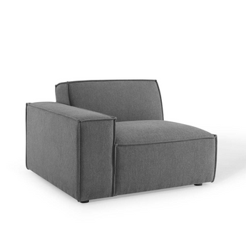 Restore Left-Arm Sectional Sofa Chair - Charcoal EEI-3869-CHA