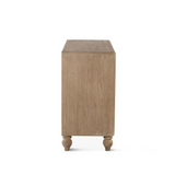 Haveli 48-Inch Mango Wood Dresser in Natural Whitewash Finish