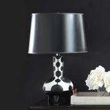 Dollop Modern Black and White Lamp