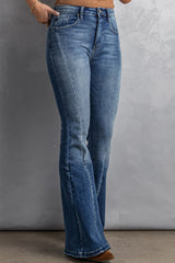 Willa High Waist Flare Jeans with Pockets