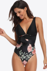Alana Floral Tied One-Piece Swimsuit