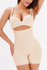 Shapetastic Full Size Side Zipper Under-Bust Shaping Bodysuit