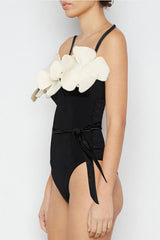 Lily Contrast Flower Detail One-Piece Swimsuit