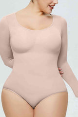 Shapetastic Long Sleeve Shaping Bodysuit