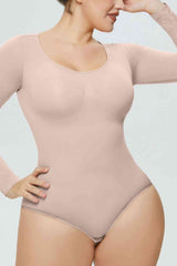 Shapetastic Long Sleeve Shaping Bodysuit