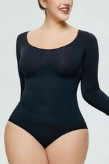 Shapetastic Long Sleeve Shaping Bodysuit